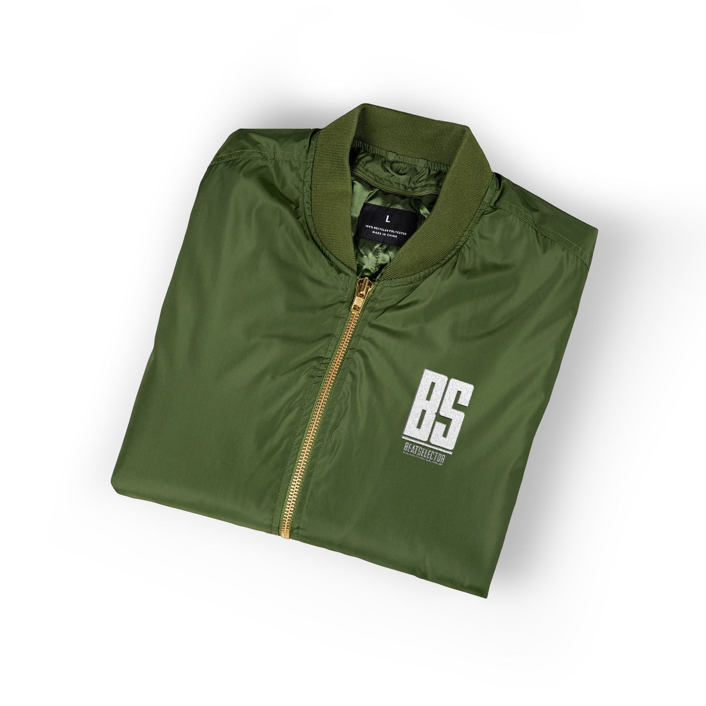 Recycled Bomber Jacket (Embroidery)