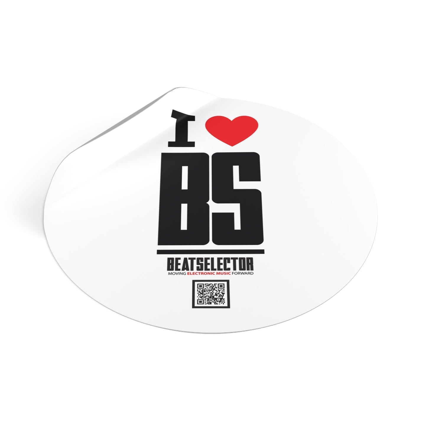 Beatselector Round Vinyl Sticker