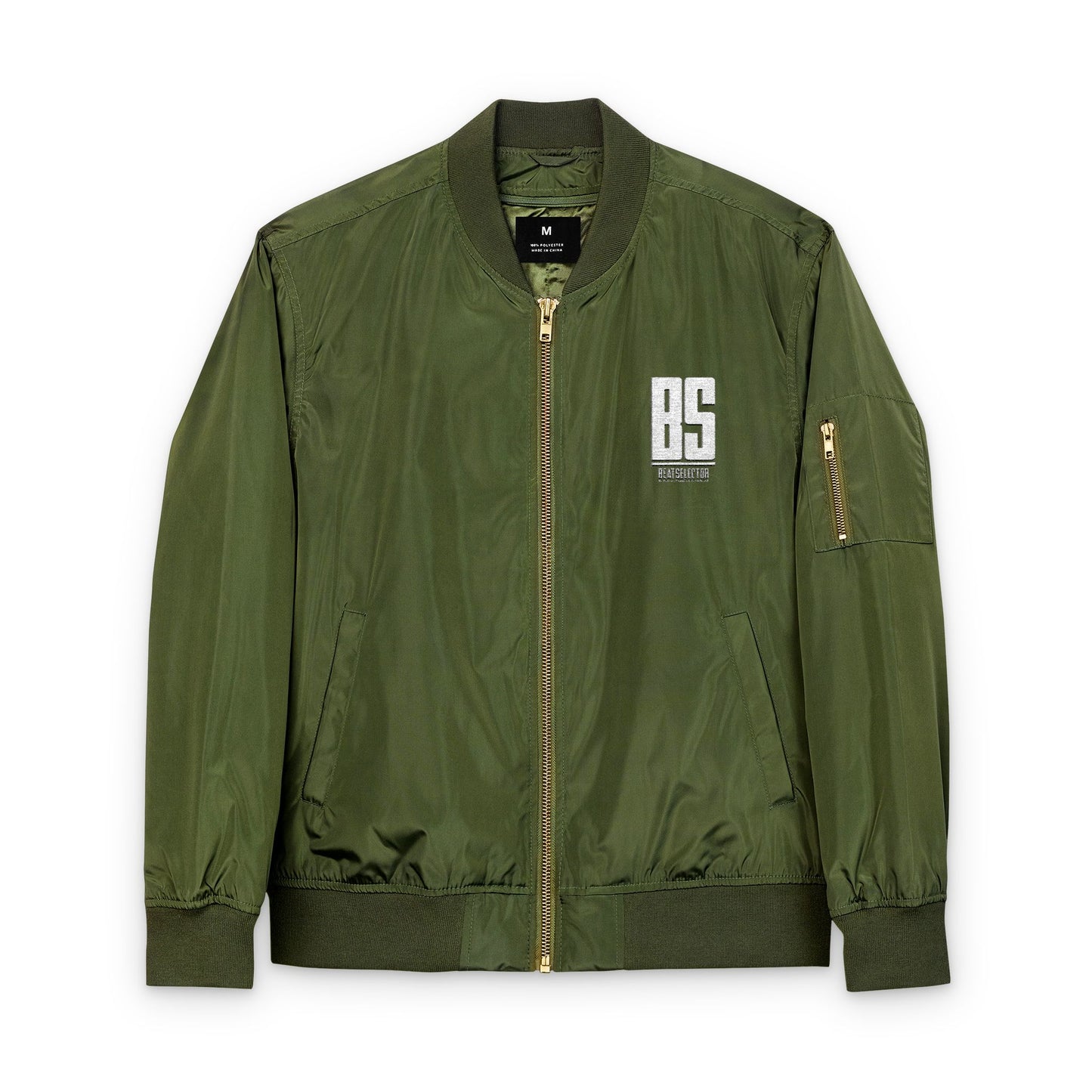 Recycled Bomber Jacket (Embroidery)