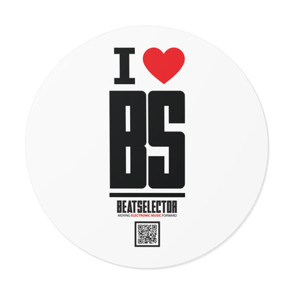 Beatselector Round Vinyl Sticker