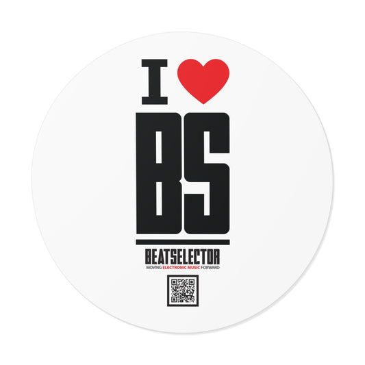 Beatselector Round Vinyl Sticker