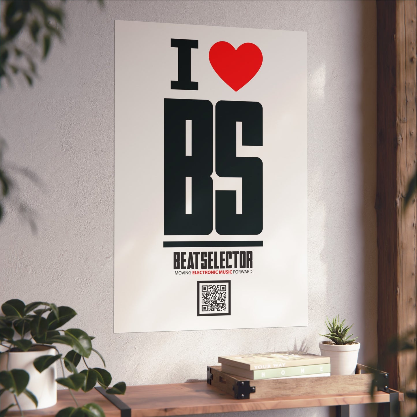 I Love BS Fine Art Poster