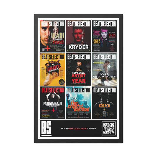 Beatselector Magazine Covers Framed Poster