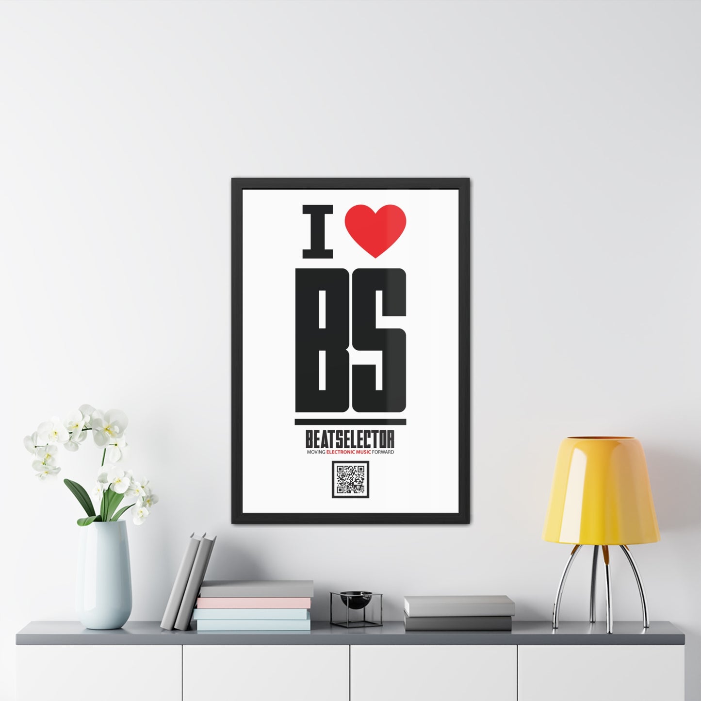 I Love BS Framed Poster