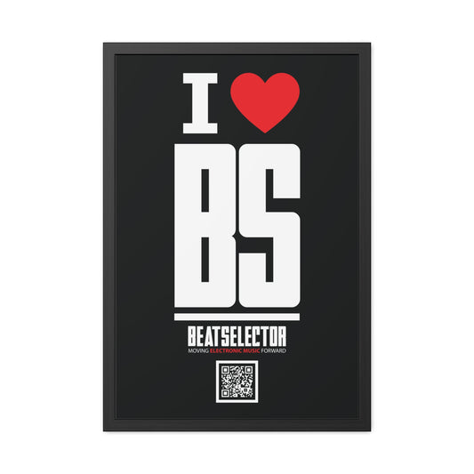 I Love BS Framed Poster